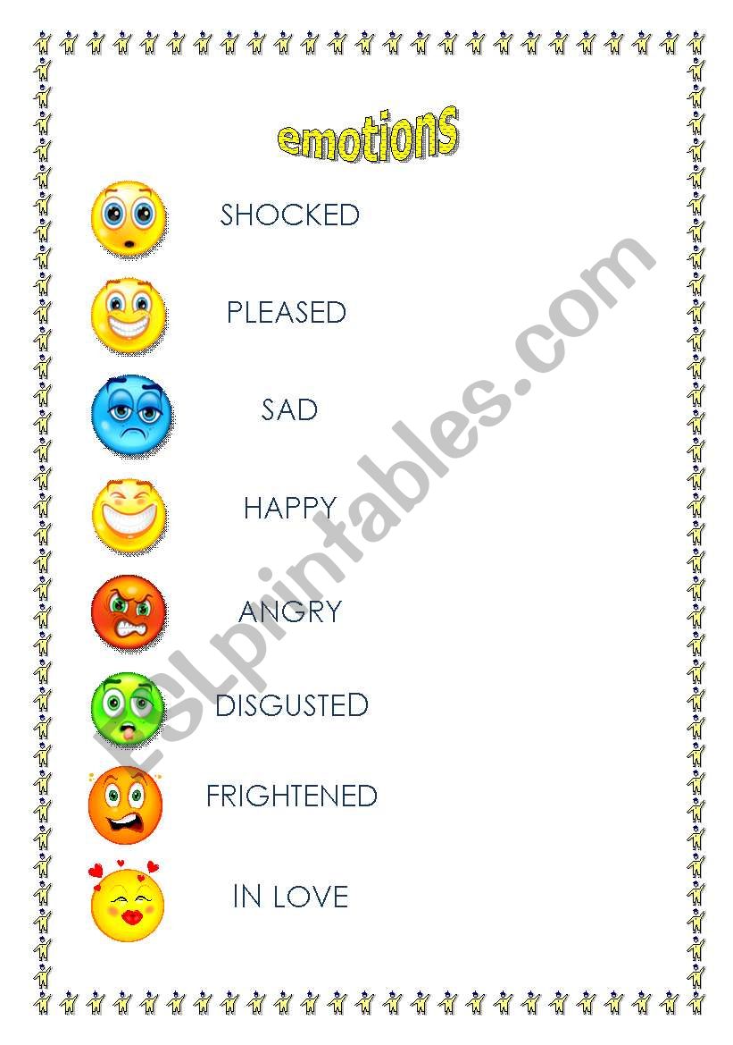 what do you feel? worksheet