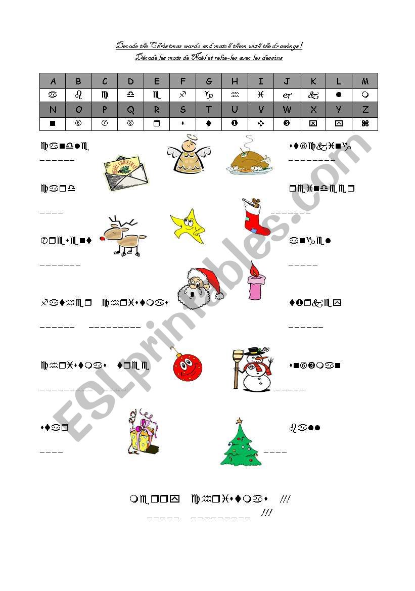 christmas-cryptogram-esl-worksheet-by-triska