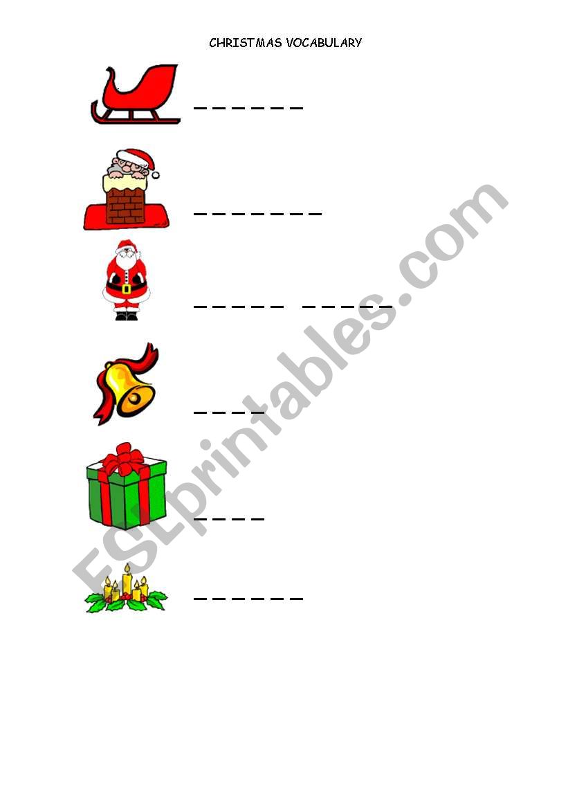 english-worksheets-christmas-vocab