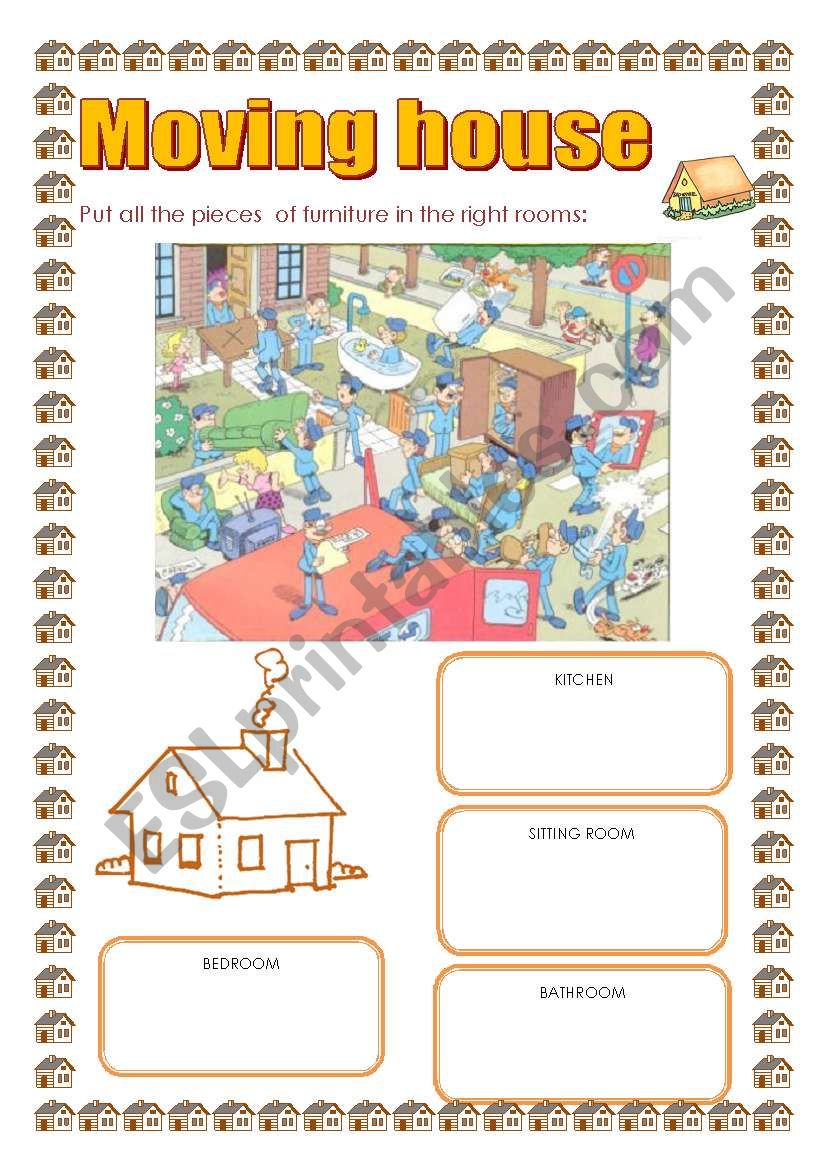 moving house worksheet