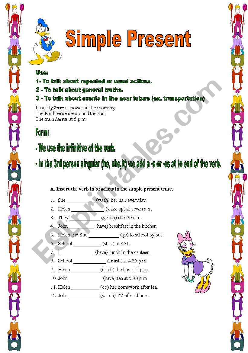 Simple Present (09.12.08) worksheet