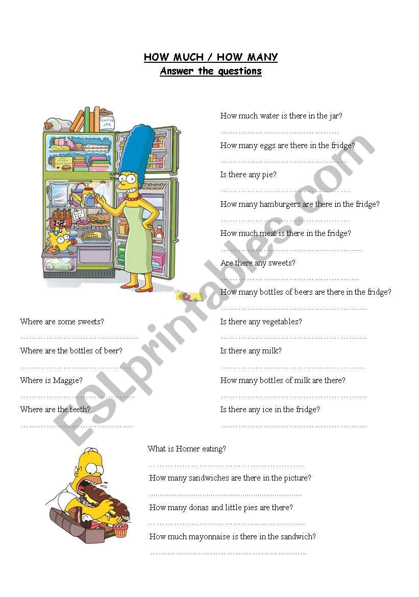 HOW MUCH/ HOW MANY and prepositions