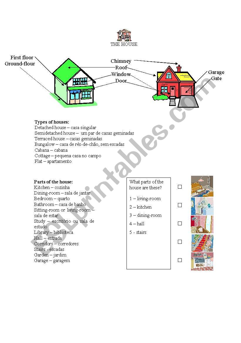 HTE HOUSE worksheet