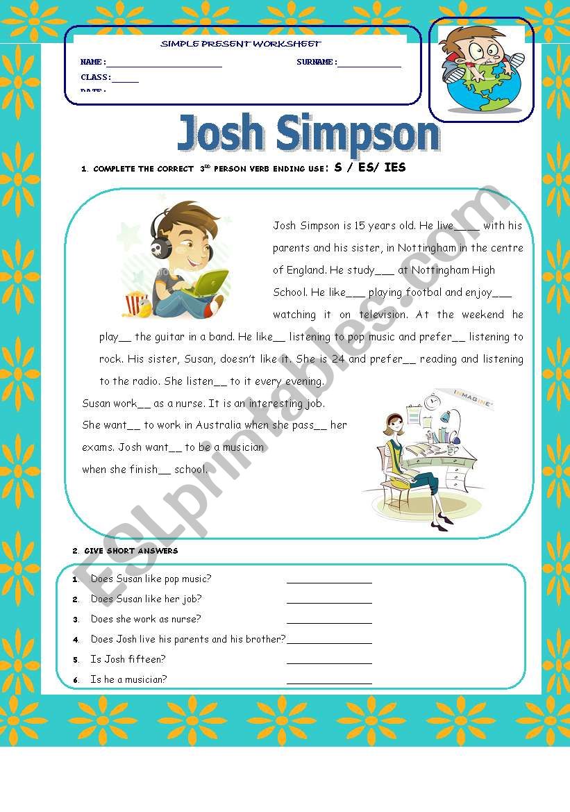 Reading Time worksheet