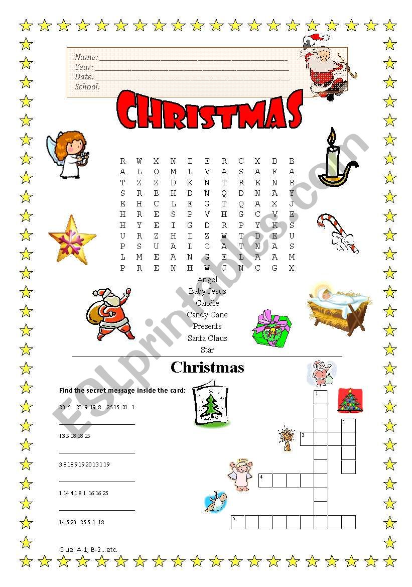 Christmas Fun worksheet