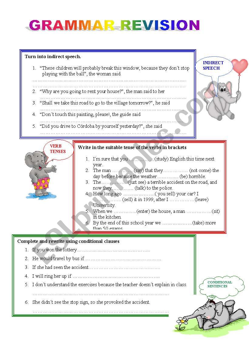 upper  intermediate revision worksheet