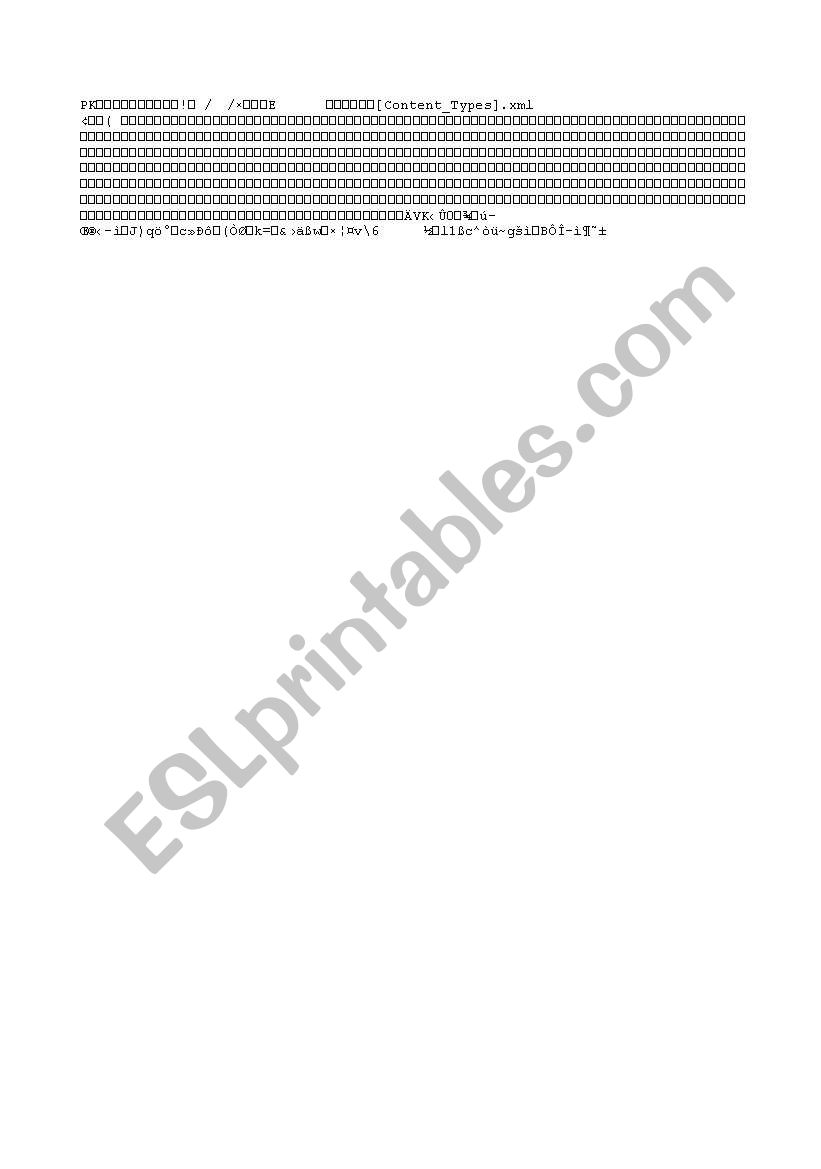 Reading part worksheet