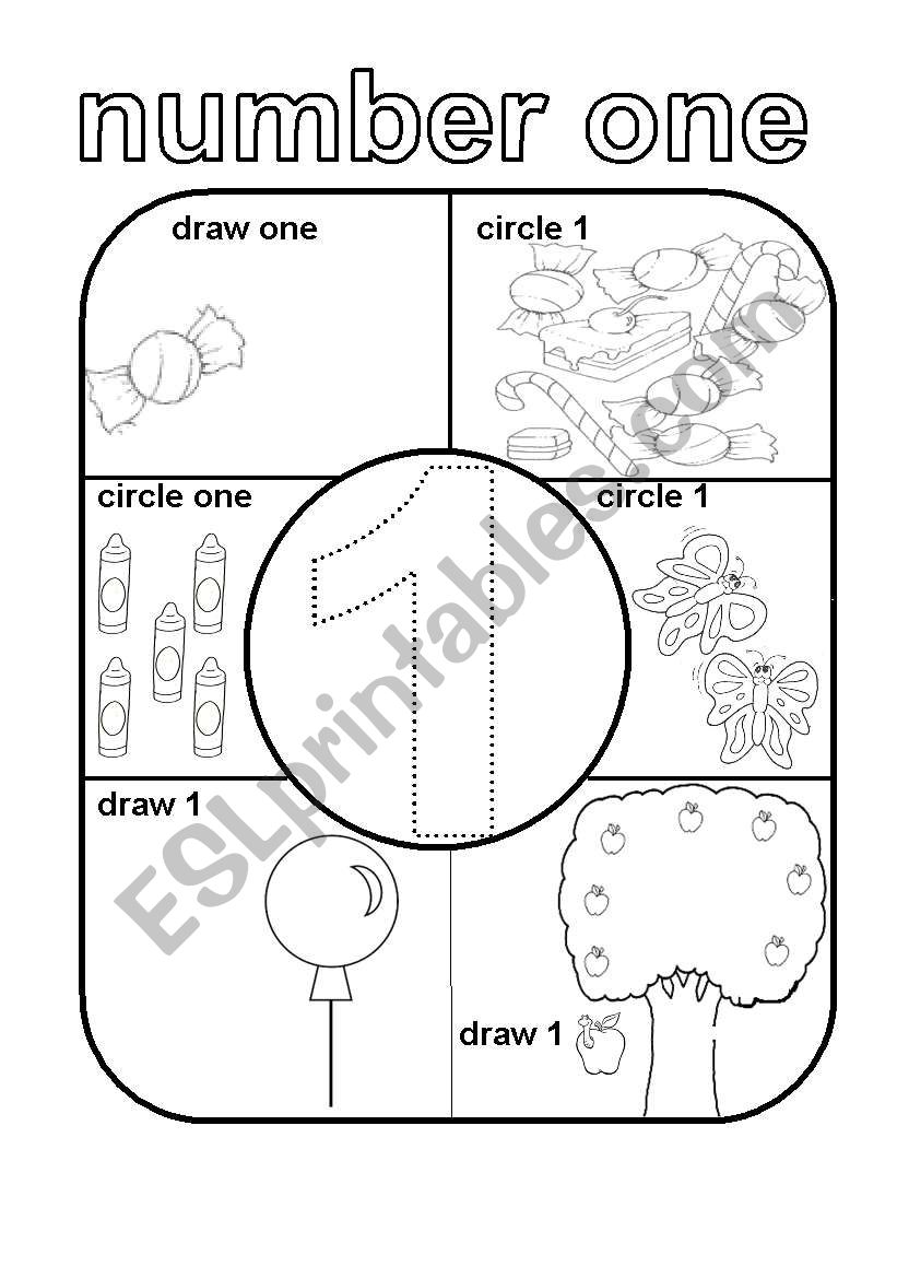 NUMBER ONE 1  worksheet