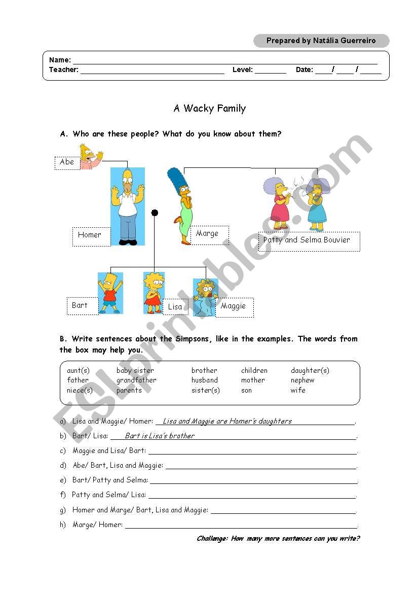 Possessive Clitic worksheet