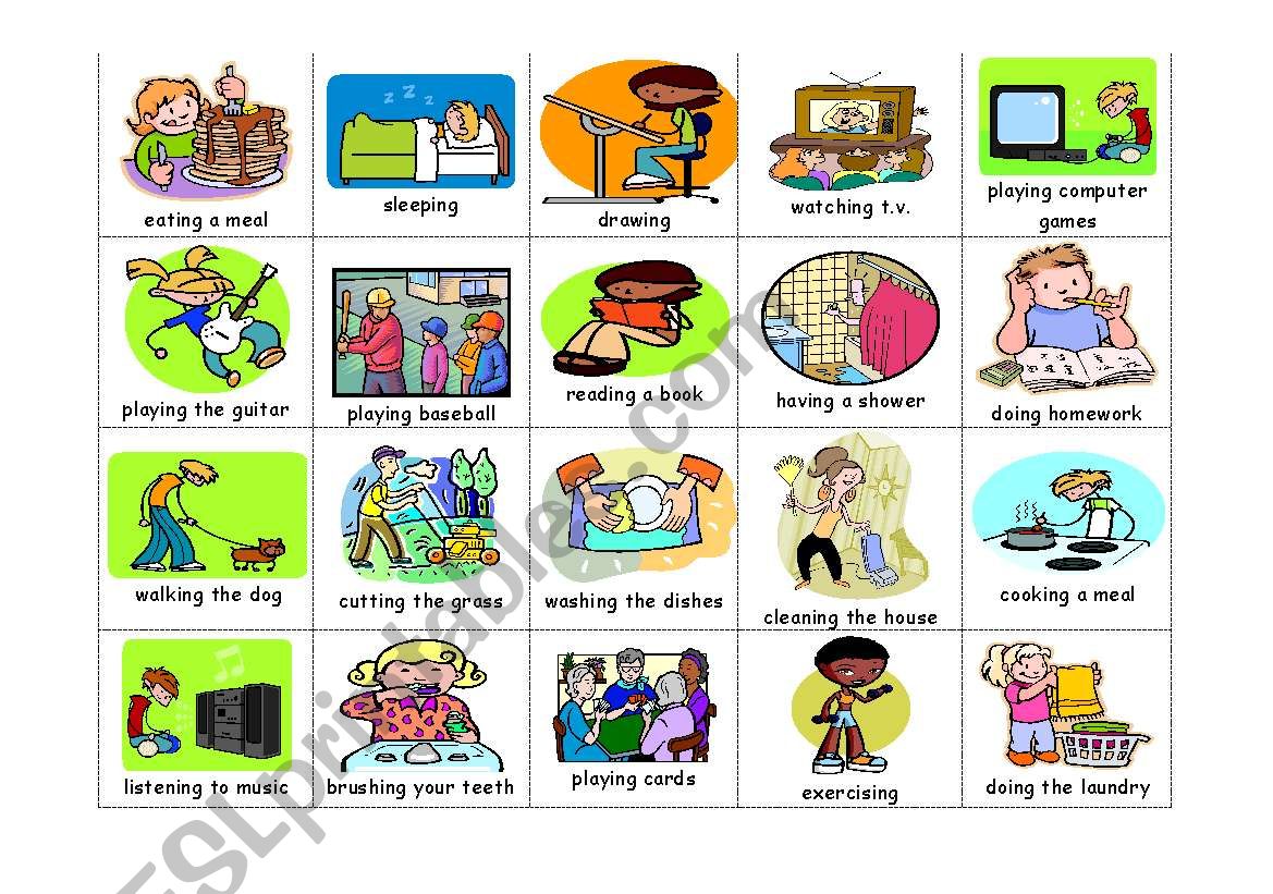 What are you doing today? wor…: English ESL worksheets pdf & doc