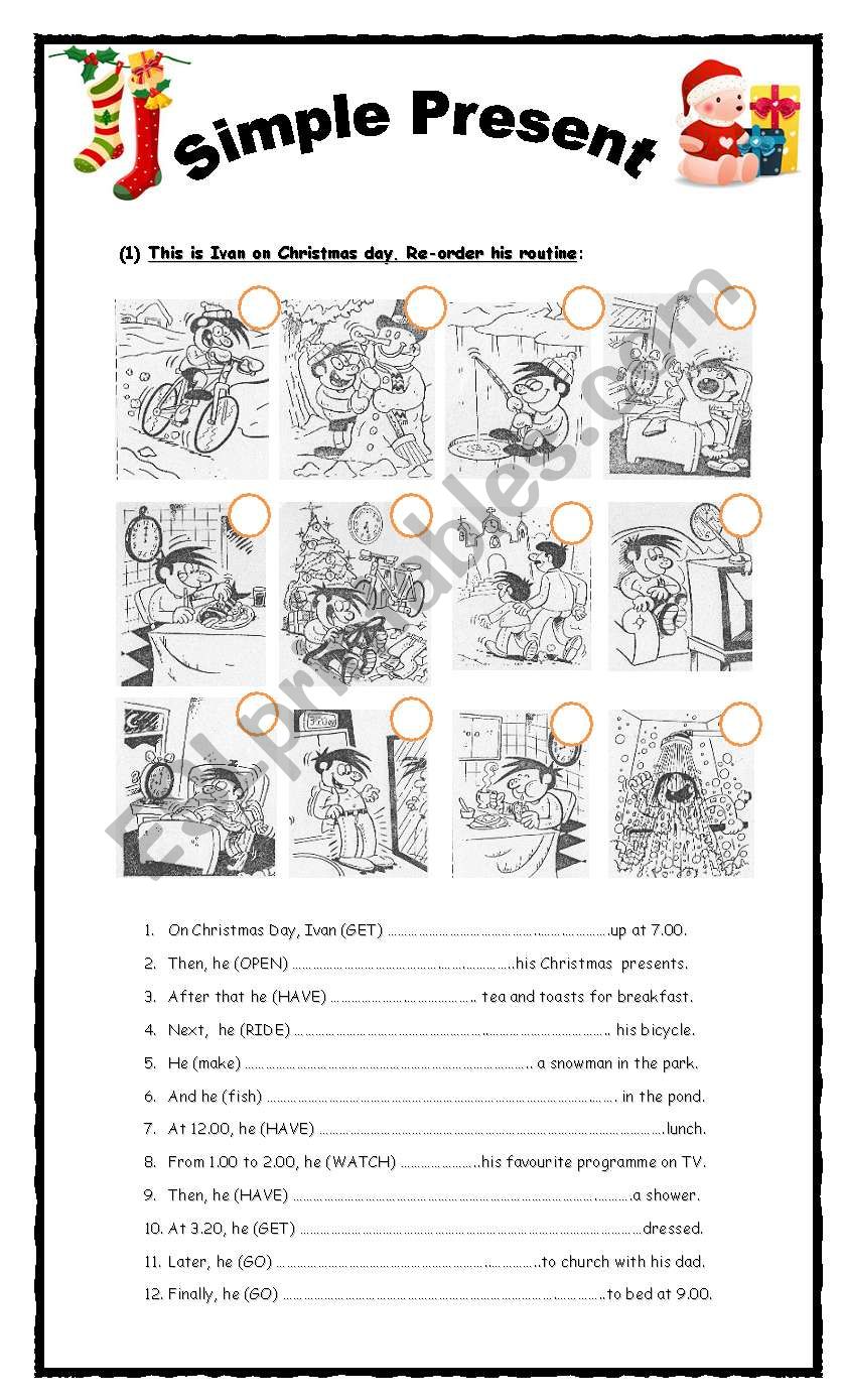 PRESENT SIMPLE worksheet