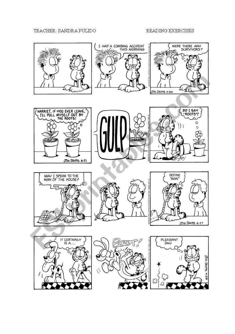 COMICS worksheet