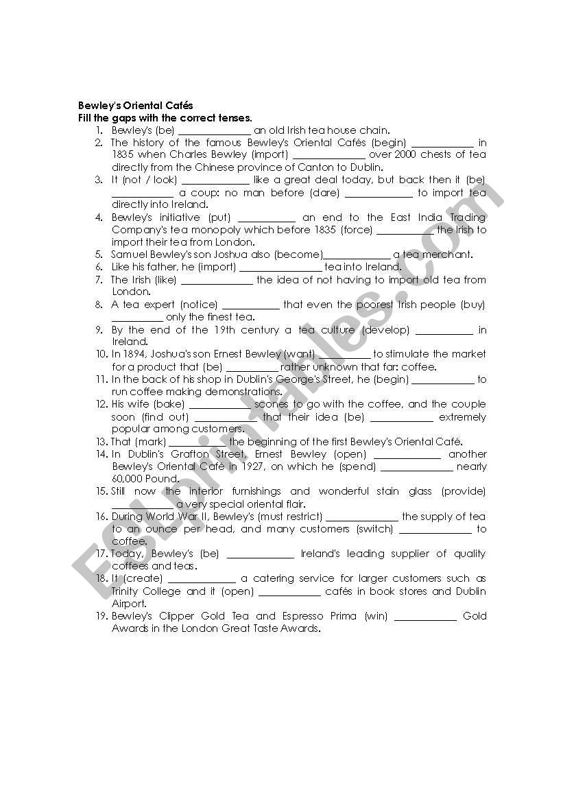 english practice tenmces worksheet