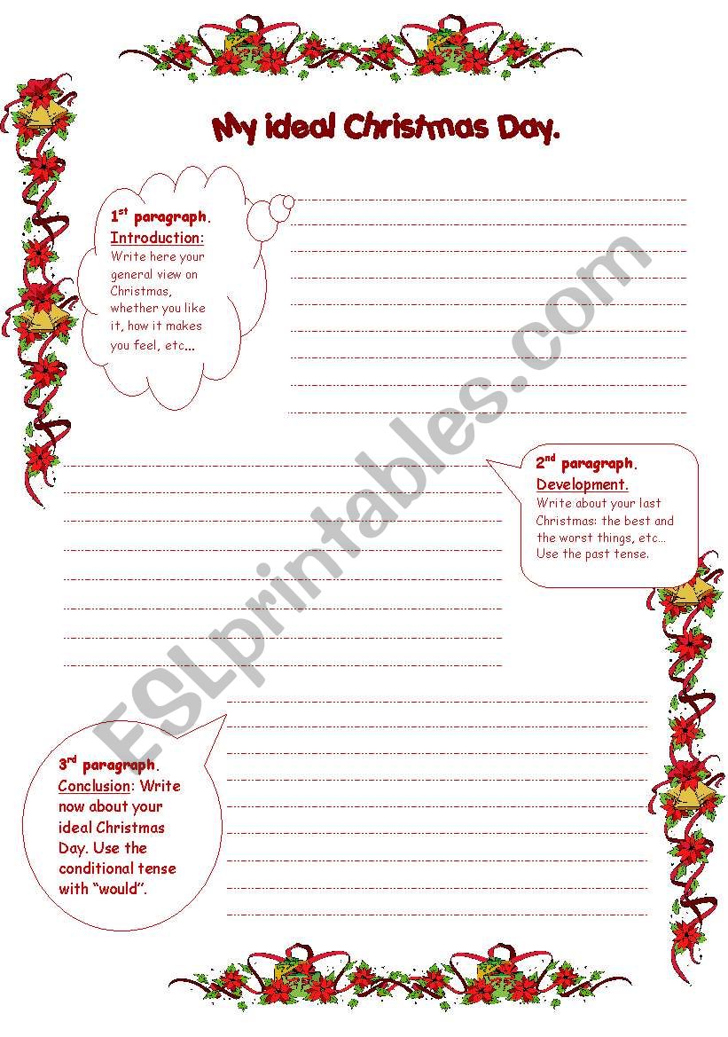 Writing Template. worksheet