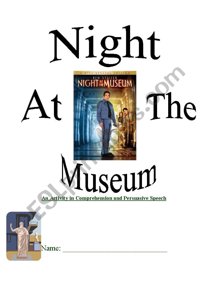 Night At The Museum Comprehension Packet