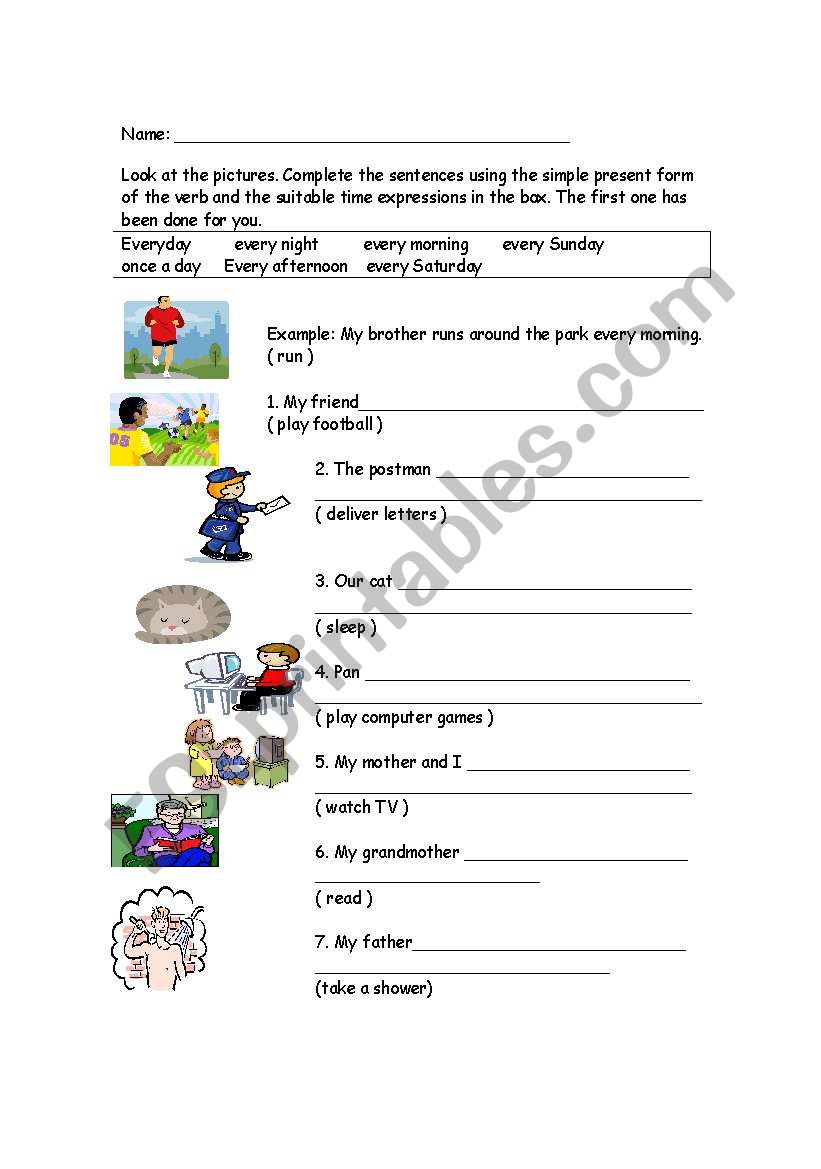 sentence completion worksheet