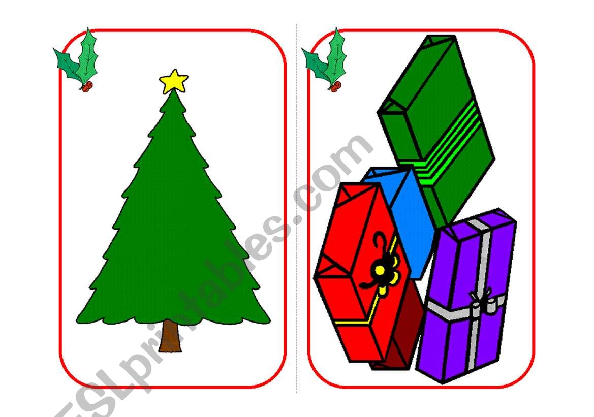Christmas Flashcards (Part 1 of 2)