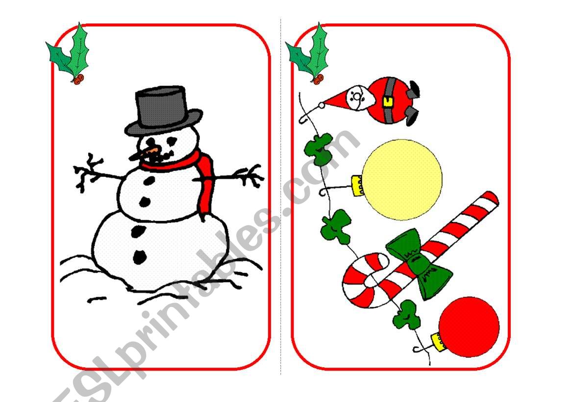 Christmas Flashcards (Part 2 of 2)