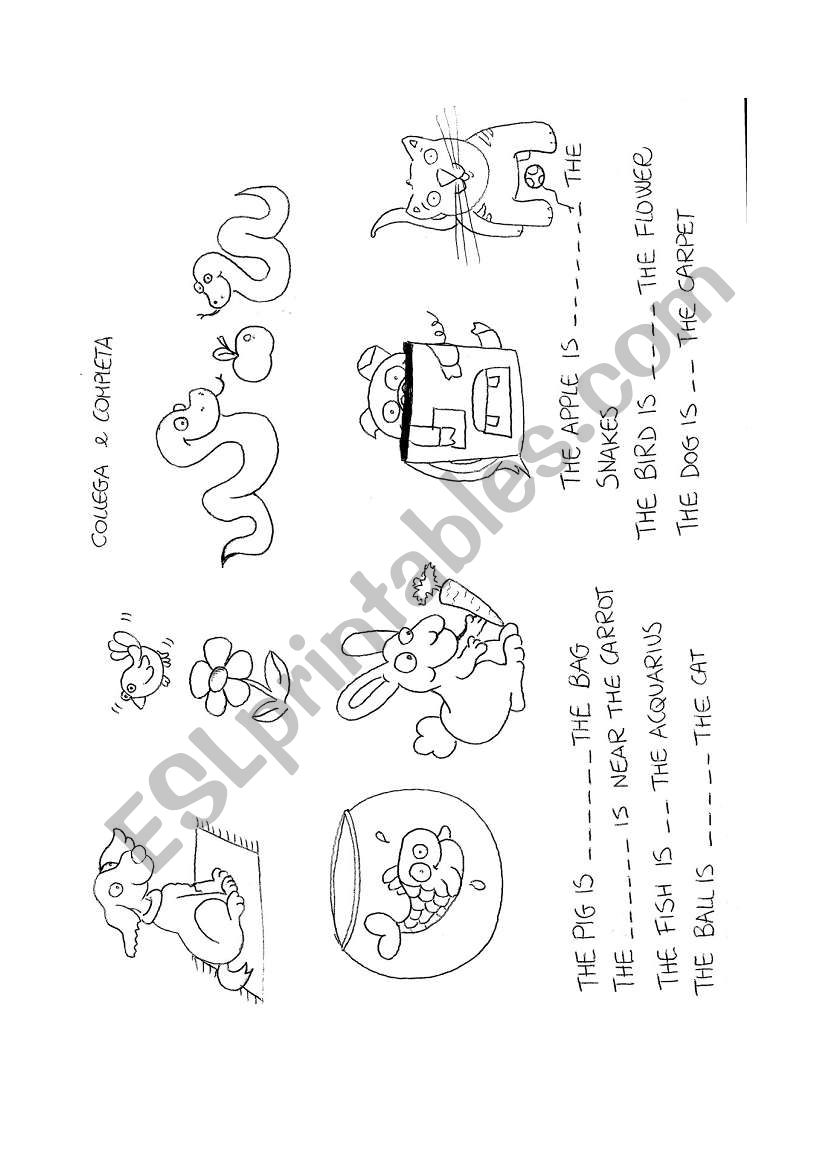 Prepositions worksheet