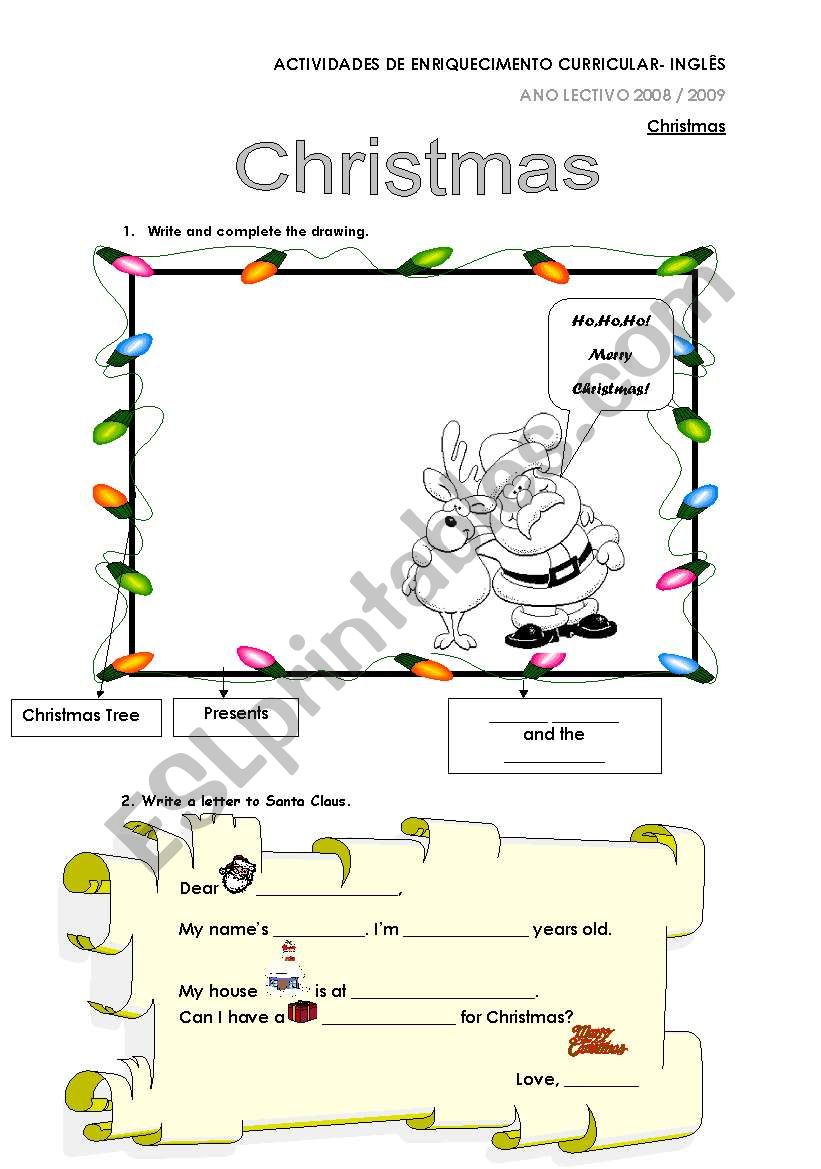Fun Christmas worksheet worksheet