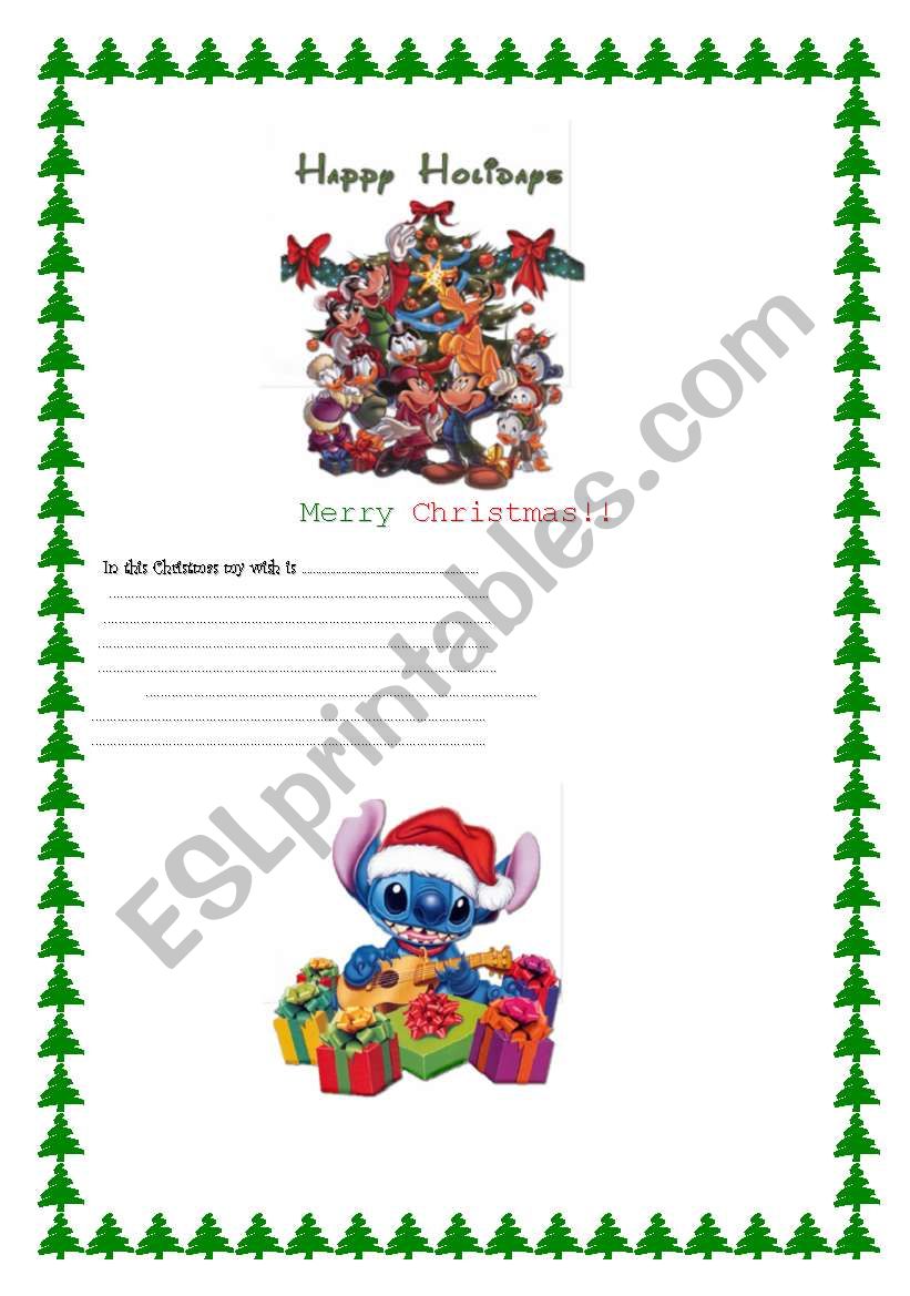 merry Christmas!! worksheet