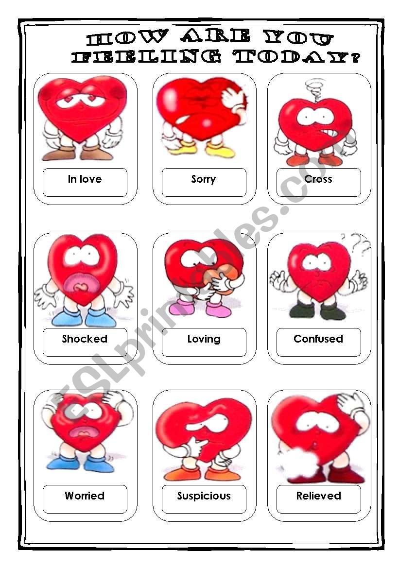 Feelings (3/3) worksheet