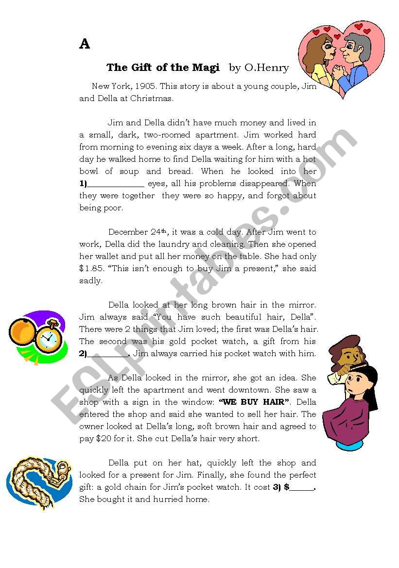 Gift of the Magi (Xmas lesson plan)