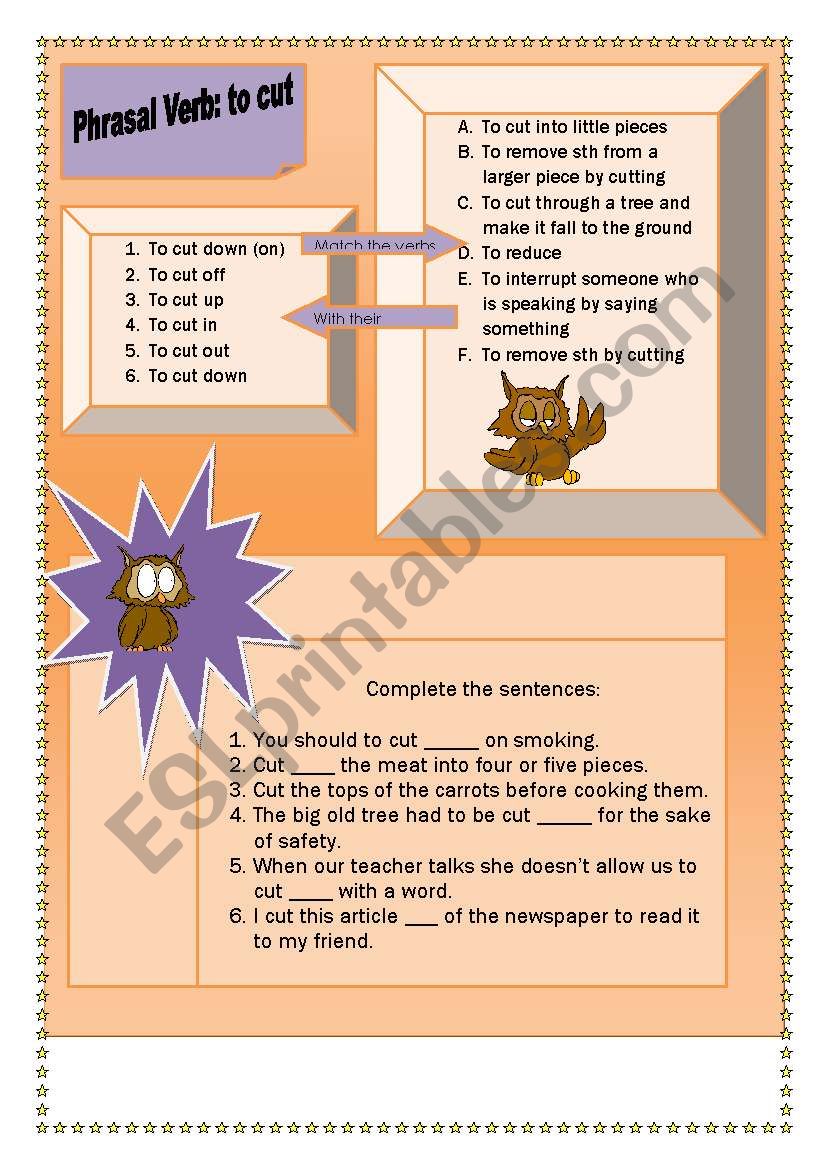 phrasal-verb-to-cut-esl-worksheet-by-svetic