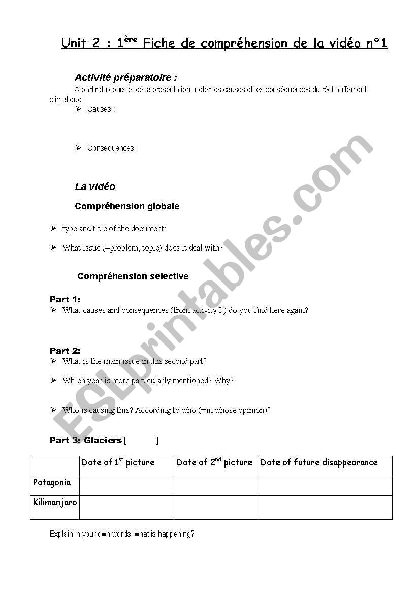 an inconvenient truth trailer worksheet