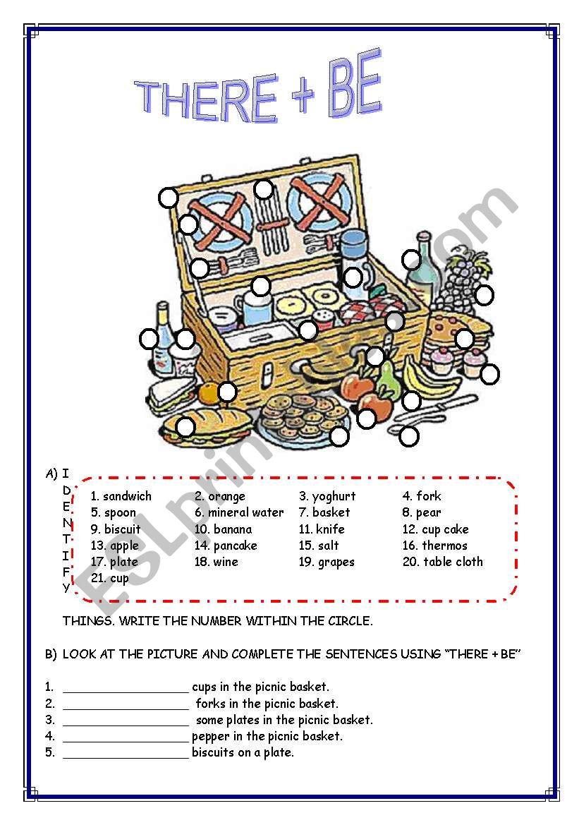 there + be/ countable and uncountable nouns