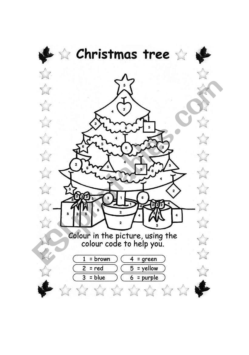 Christmas Tree  worksheet