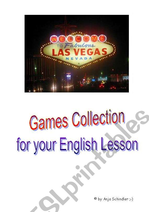 GAMES COLLECTION for your English lesson