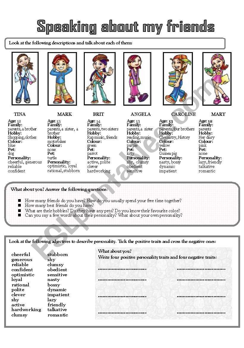 speaking-about-my-friends-esl-worksheet-by-domnitza