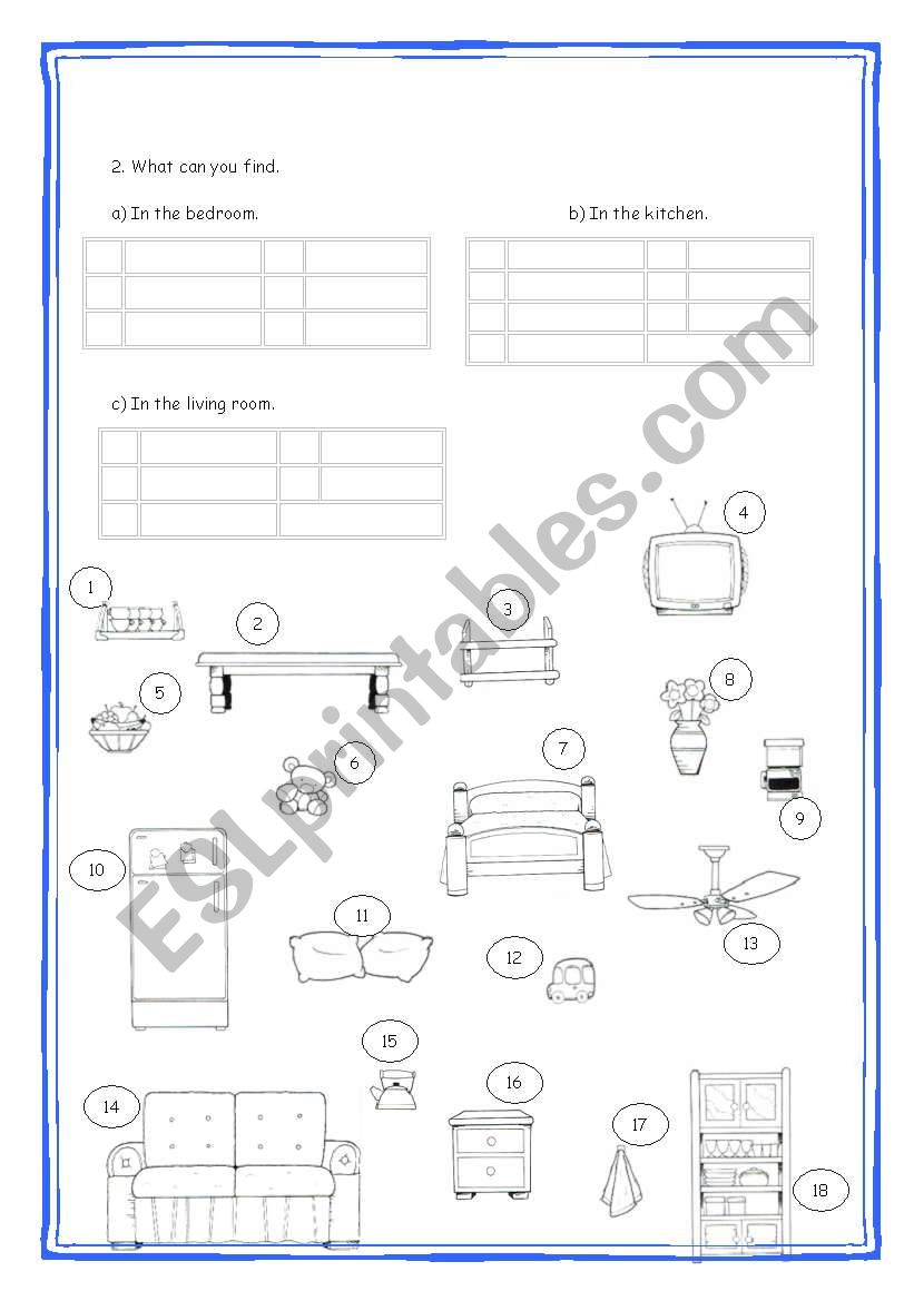The house part 2 worksheet