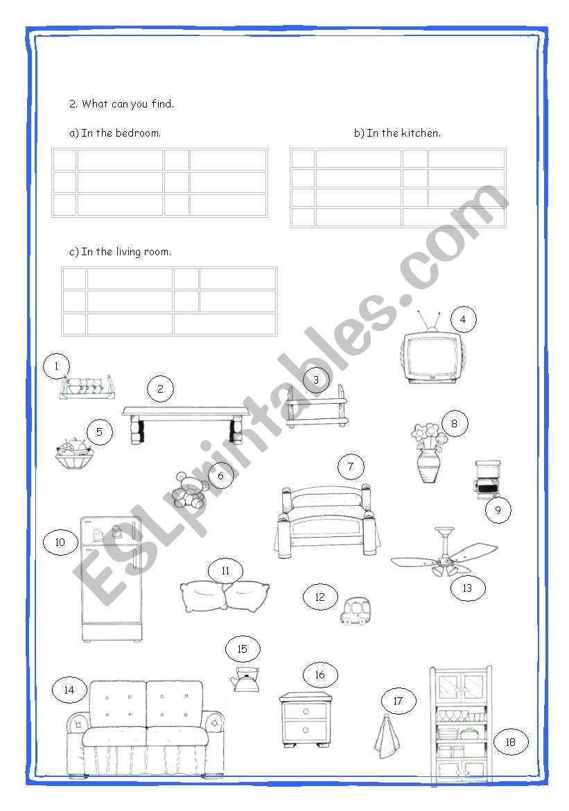 The house part 2 worksheet