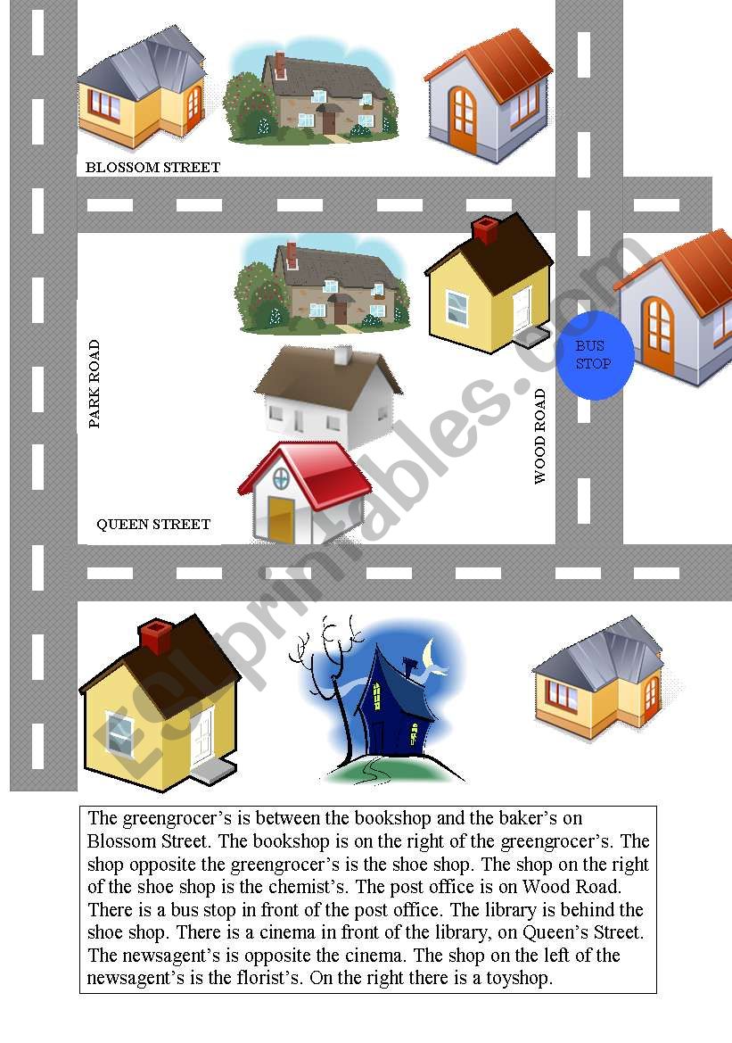 the map worksheet