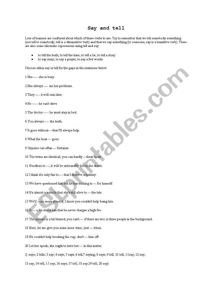 words often confused worksheet
