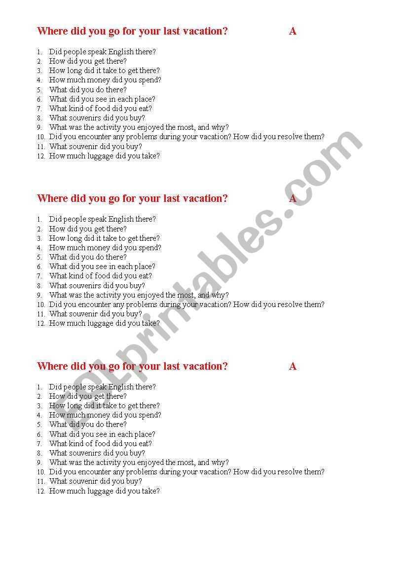 pair work for hotels worksheet