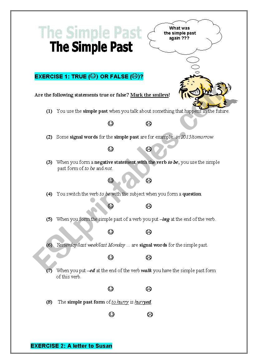 Simple past worksheet