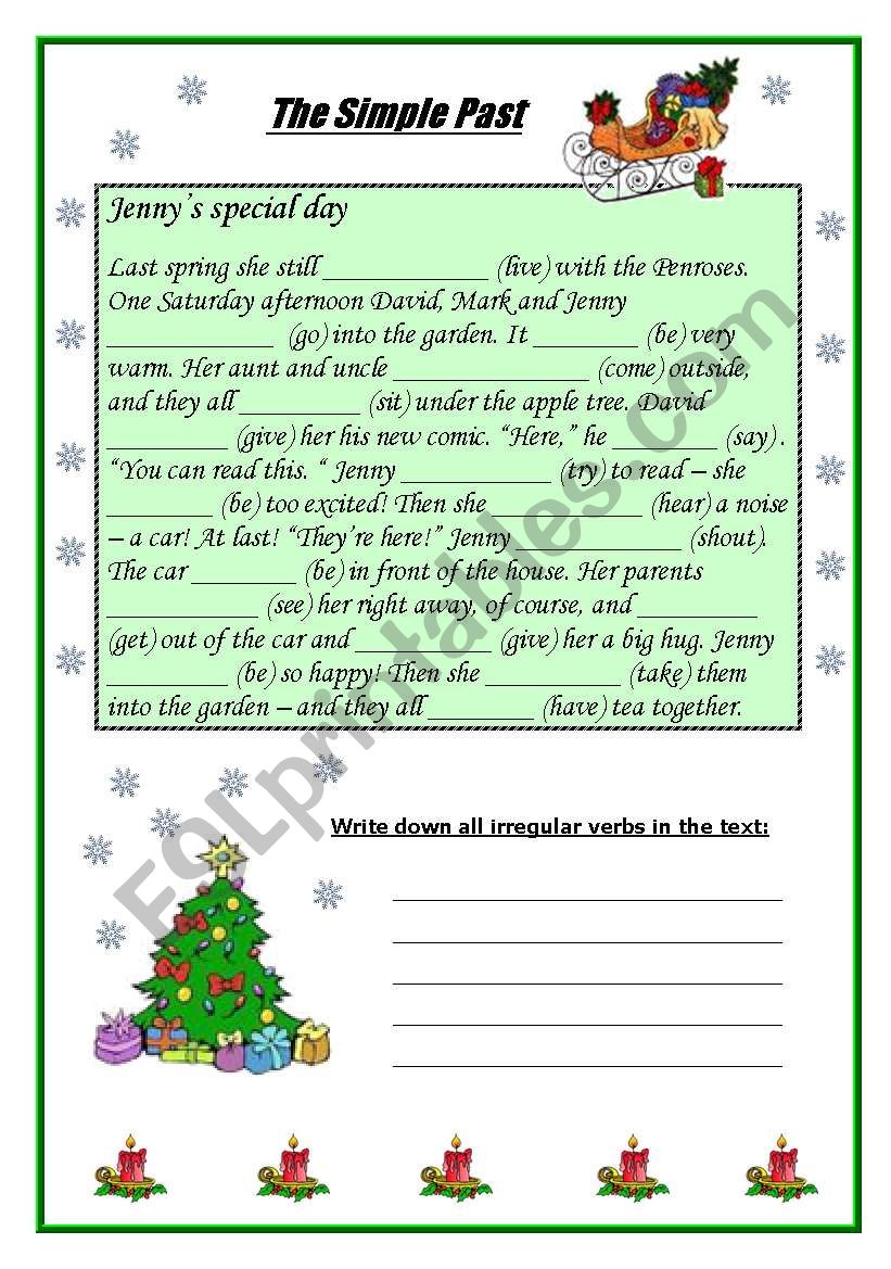 Simple Past worksheet