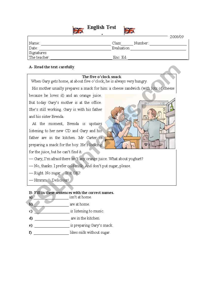 Present Simple worksheet