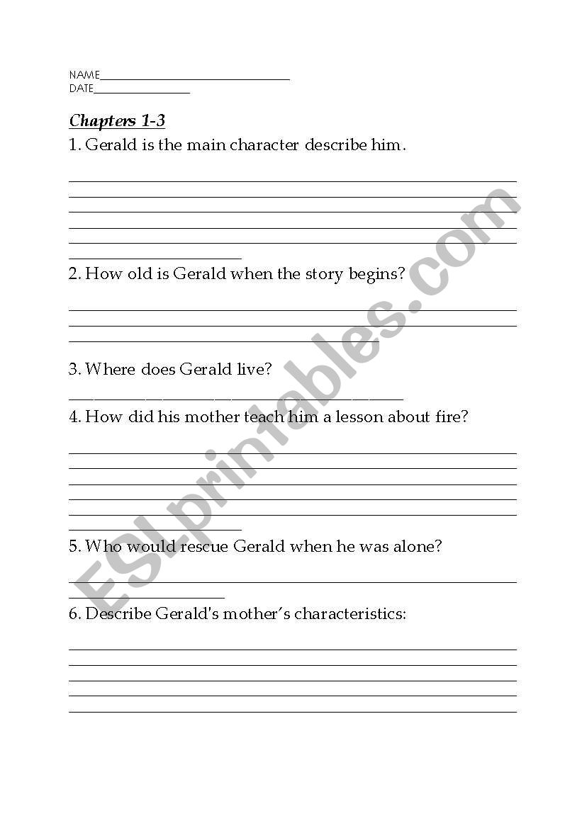 Forged by Fire worksheet