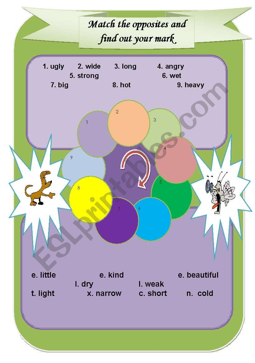 Guess your mark worksheet