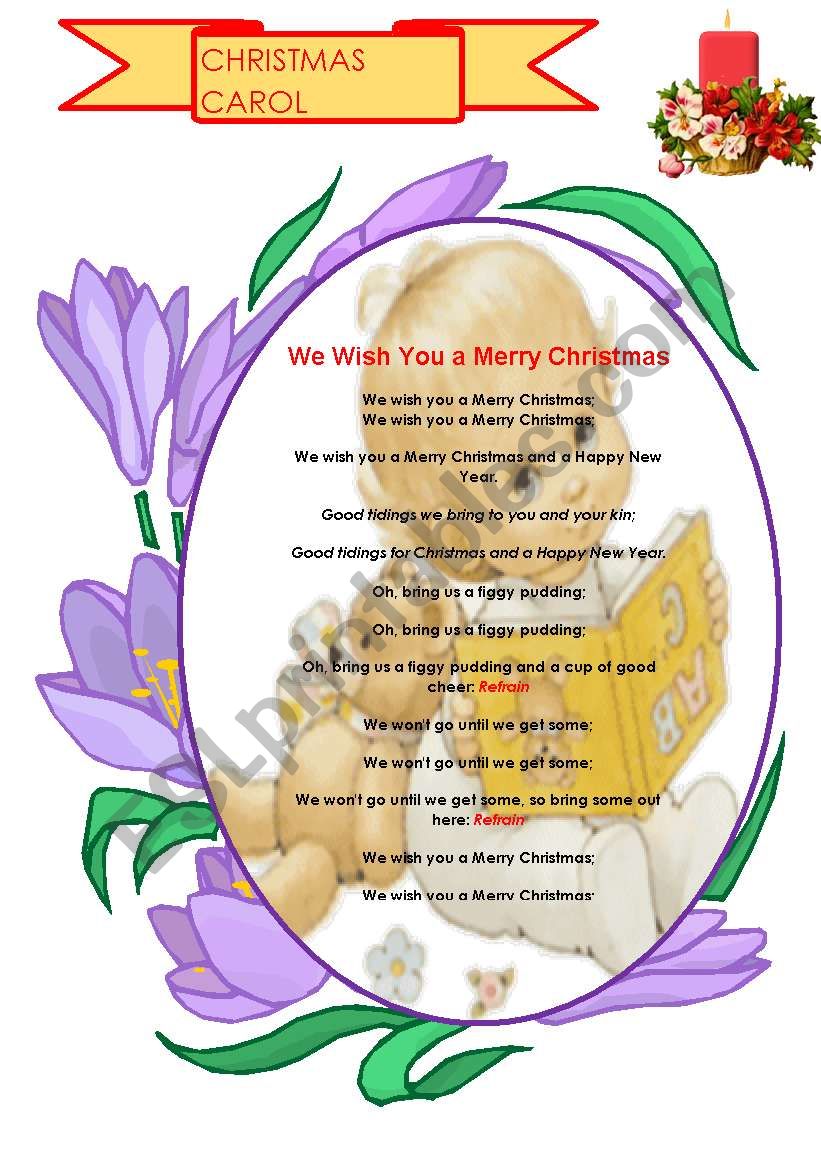 CHRISTMAS CAROL worksheet