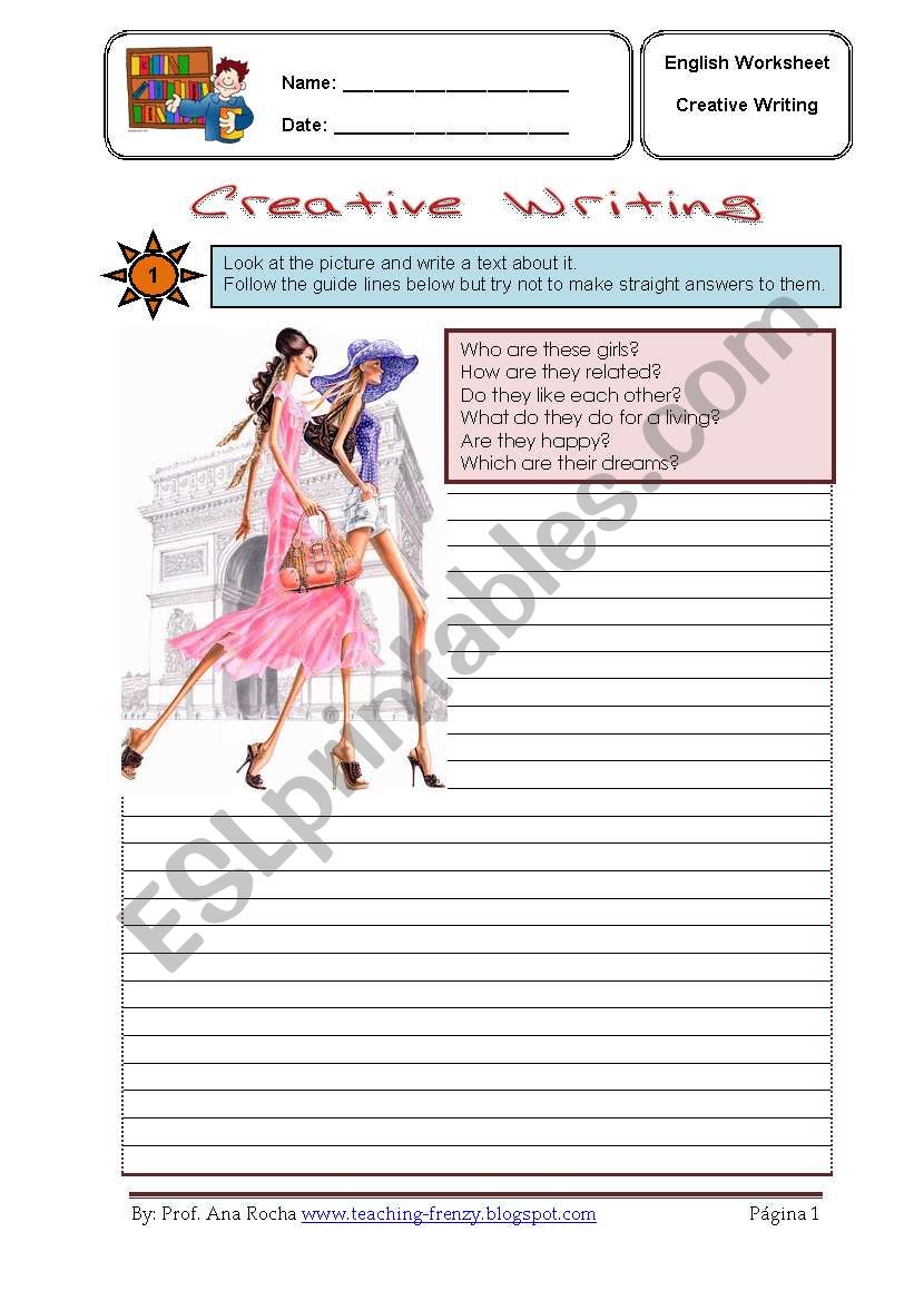 Creative Writing 2 worksheet