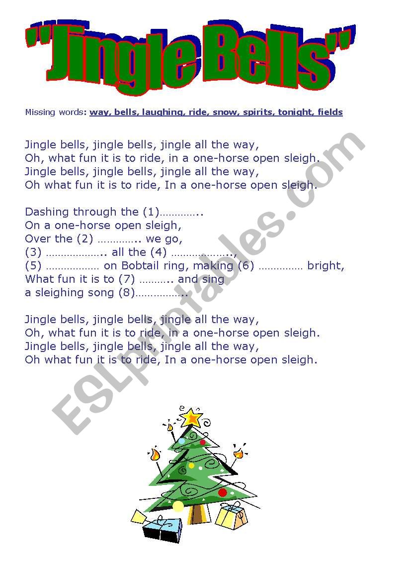 Jingle Bells worksheet