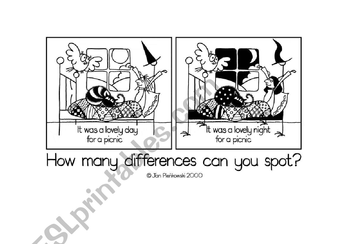 How many differences can you spot?