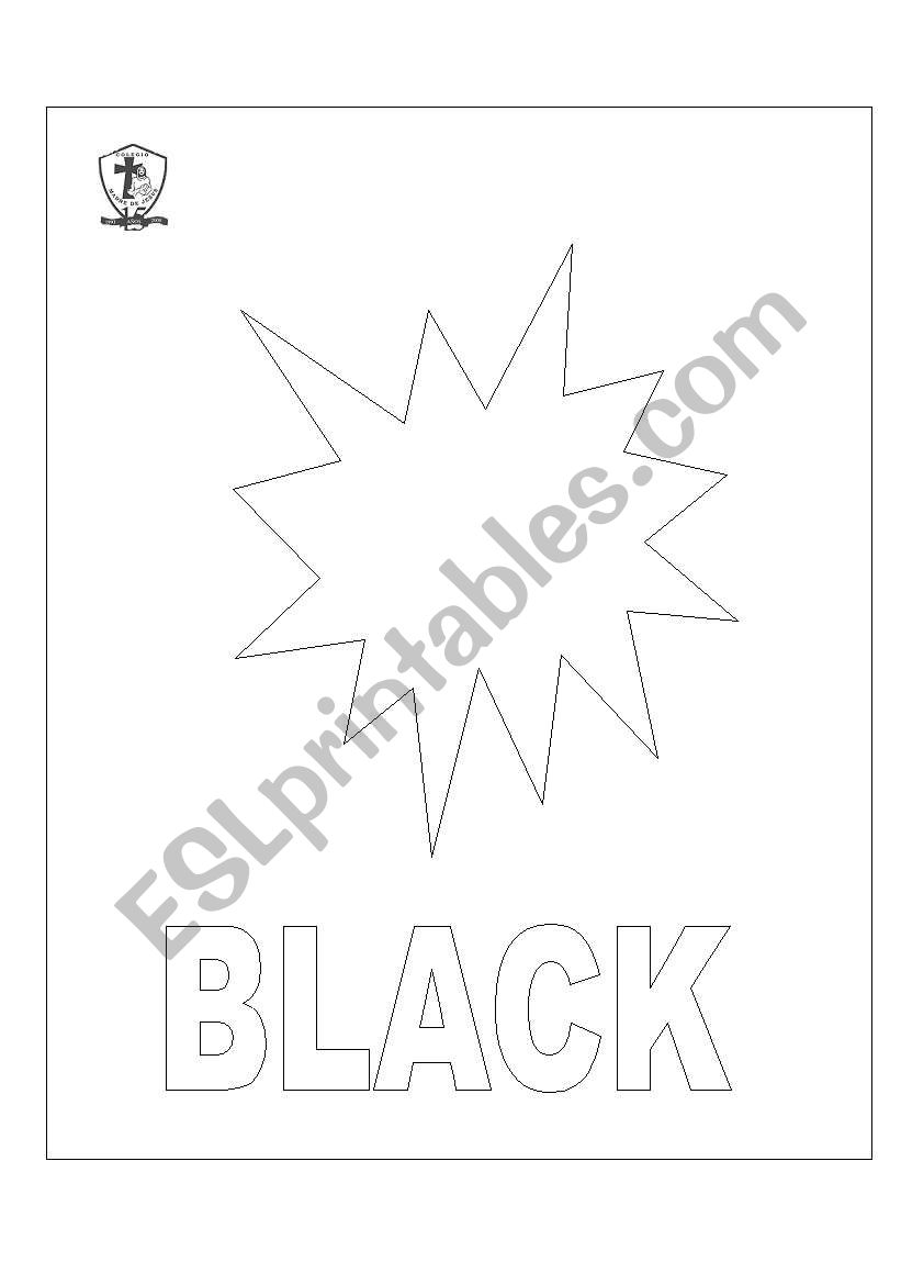 colours worksheet