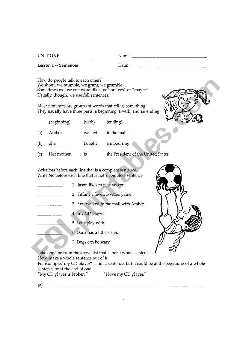 English Grammer worksheet