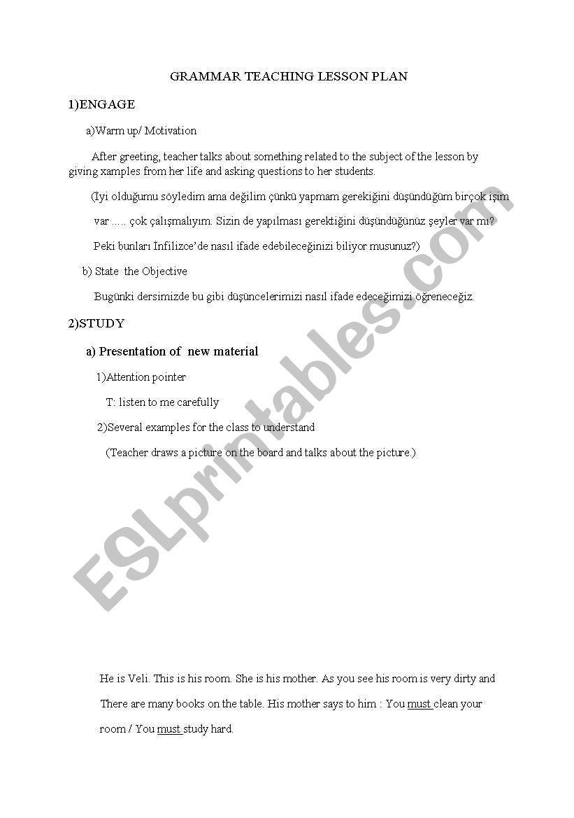 lesson plan worksheet